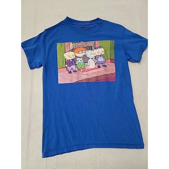 Lot Of 2 Nickelodeon Men’s Graphic T Shirt Sz Small 90's Rugrats Ren& Stimpy - Picture 9 of 16
